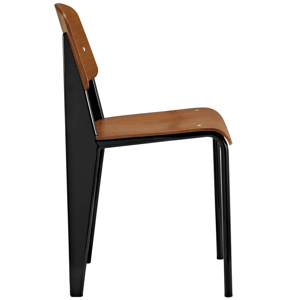 Cabin Dining Side Chair in Walnut Black