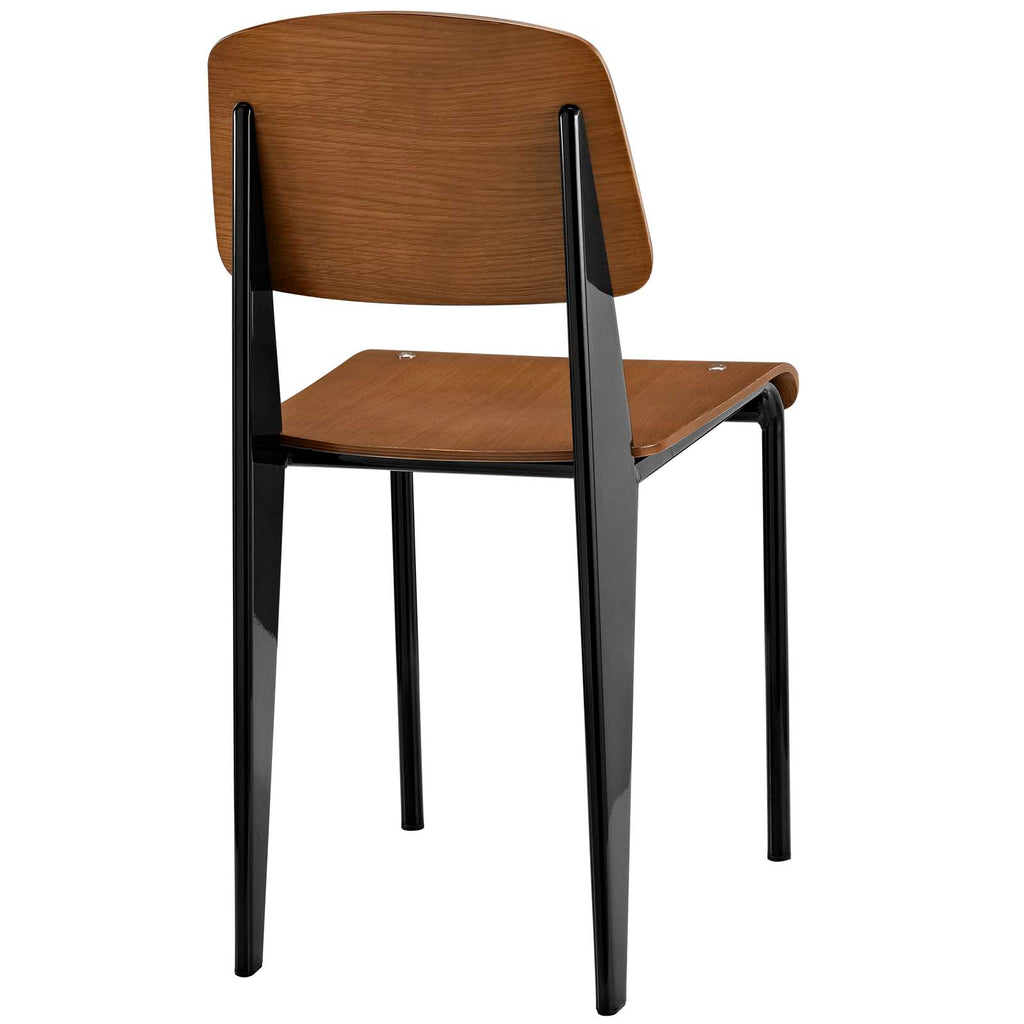 Cabin Dining Side Chair in Walnut Black