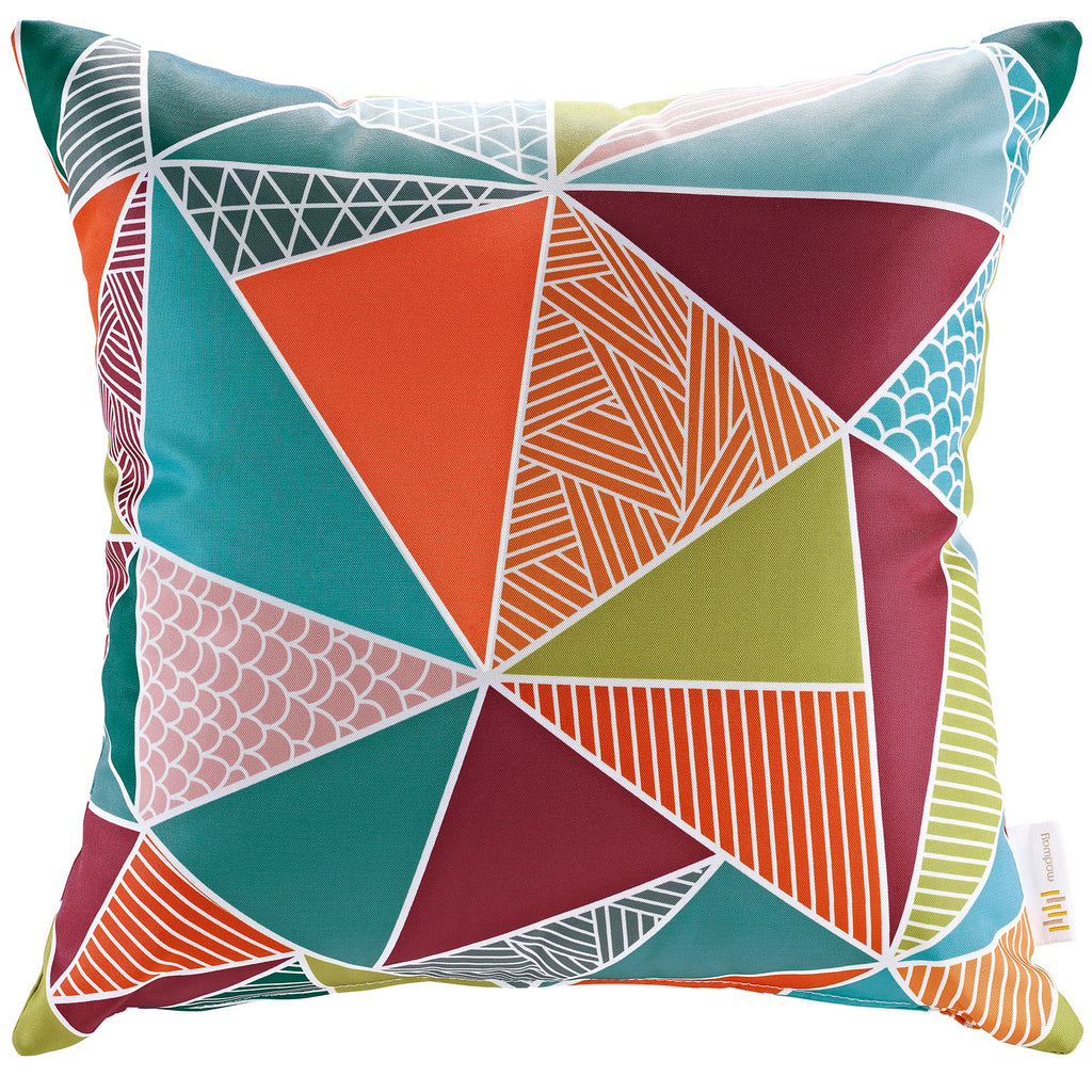 Modway Outdoor Patio Single Pillow in Mosaic