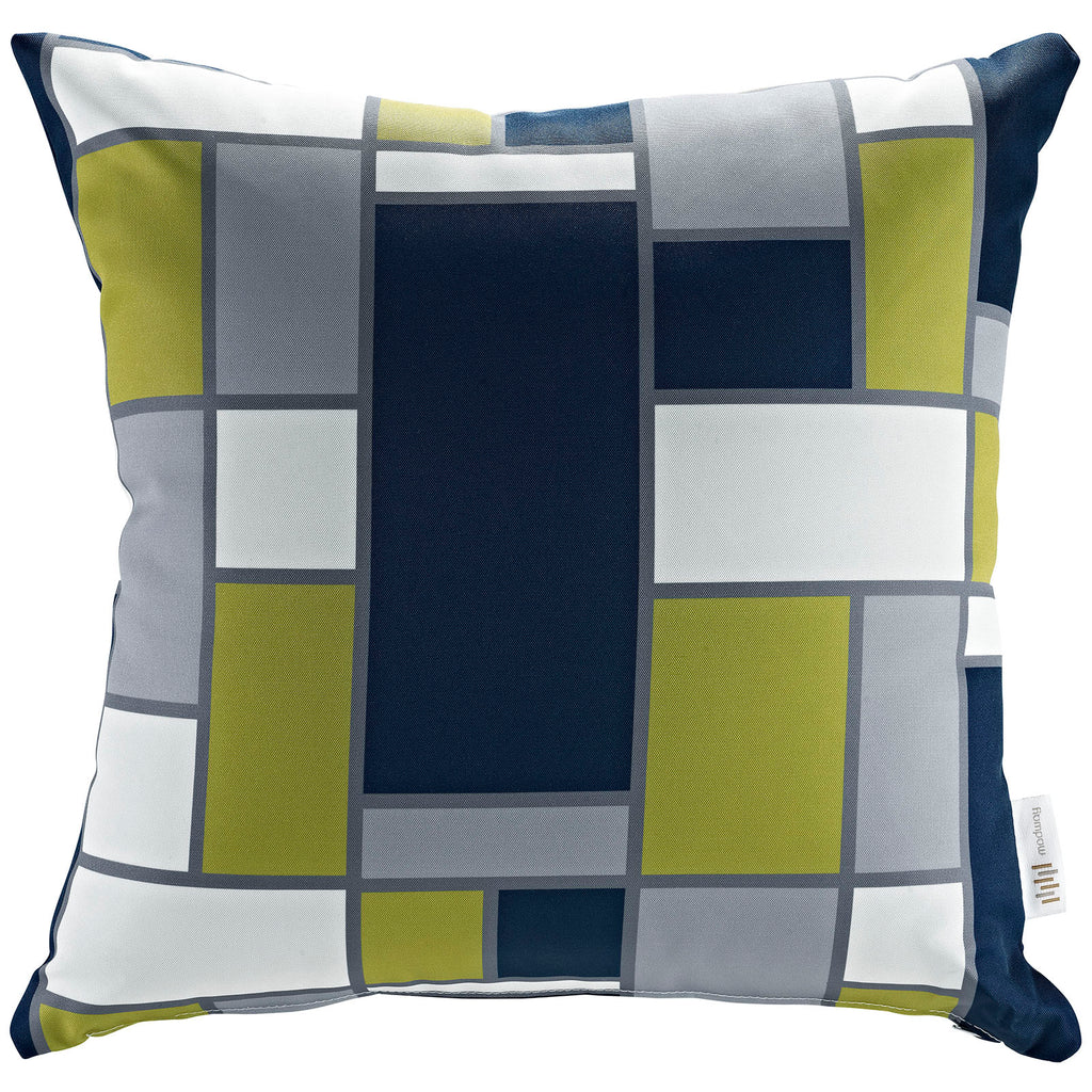 Modway Outdoor Patio Single Pillow in Rectangle