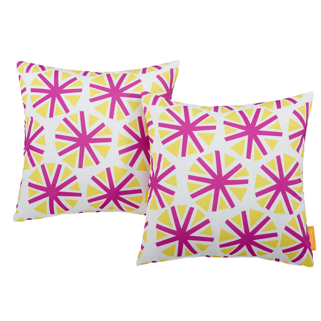 Modway Outdoor Patio Single Pillow in Starburst