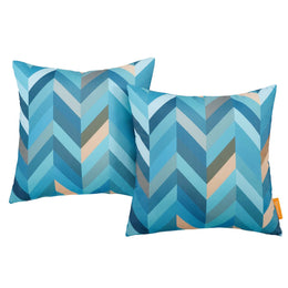 Modway Outdoor Patio Single Pillow in Wave