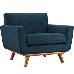 Engage 2 Piece Armchair and Ottoman in Azure