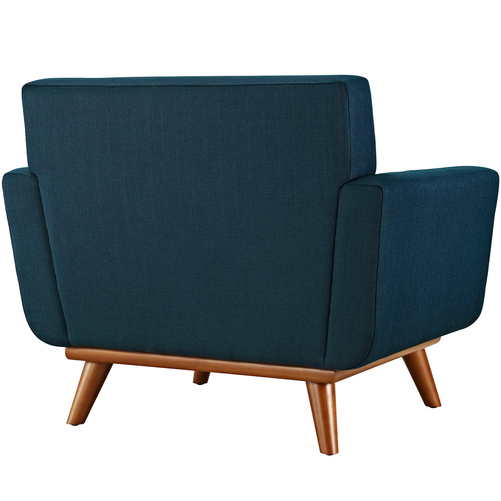 Engage 2 Piece Armchair and Ottoman in Azure