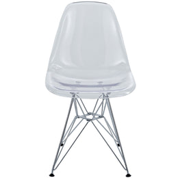 Paris Dining Side Chair in Clear