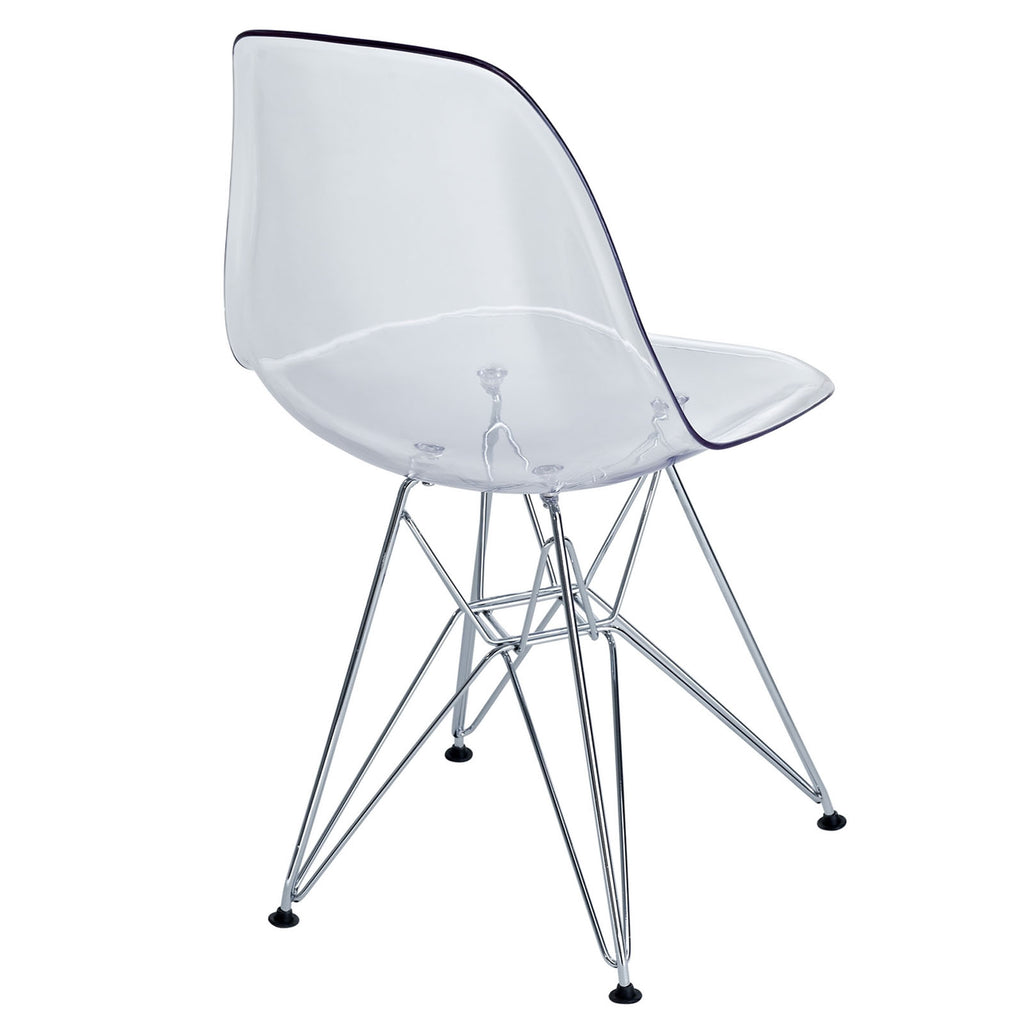 Paris Dining Side Chair in Clear