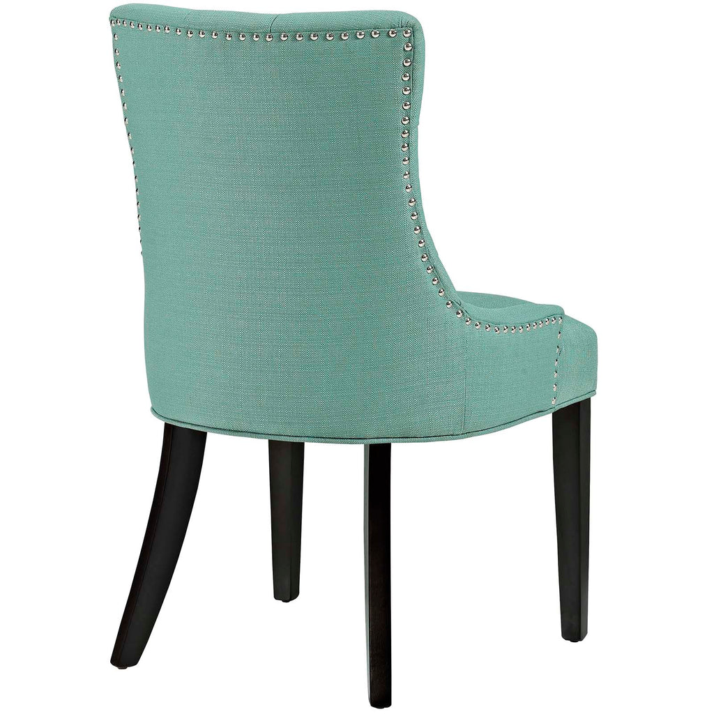 Regent Tufted Fabric Dining Side Chair in Laguna