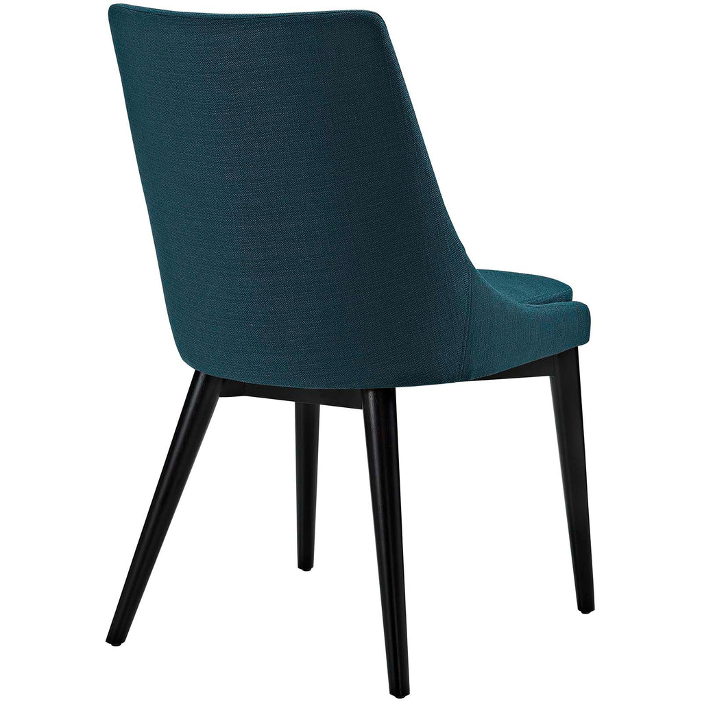 Viscount Fabric Dining Chair in Azure