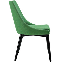 Viscount Fabric Dining Chair in Kelly Green