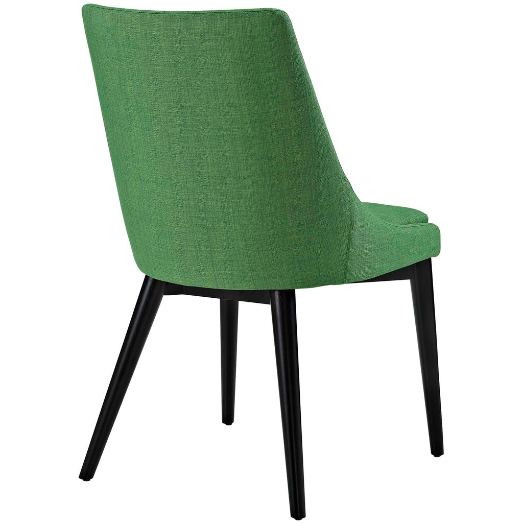 Viscount Fabric Dining Chair in Kelly Green