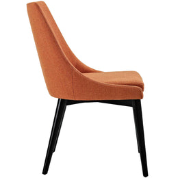 Viscount Fabric Dining Chair in Orange