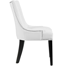 Marquis Faux Leather Dining Chair in White