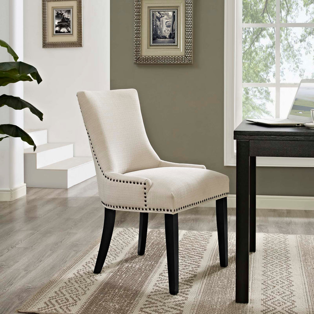 Marquis Fabric Dining Chair in Beige