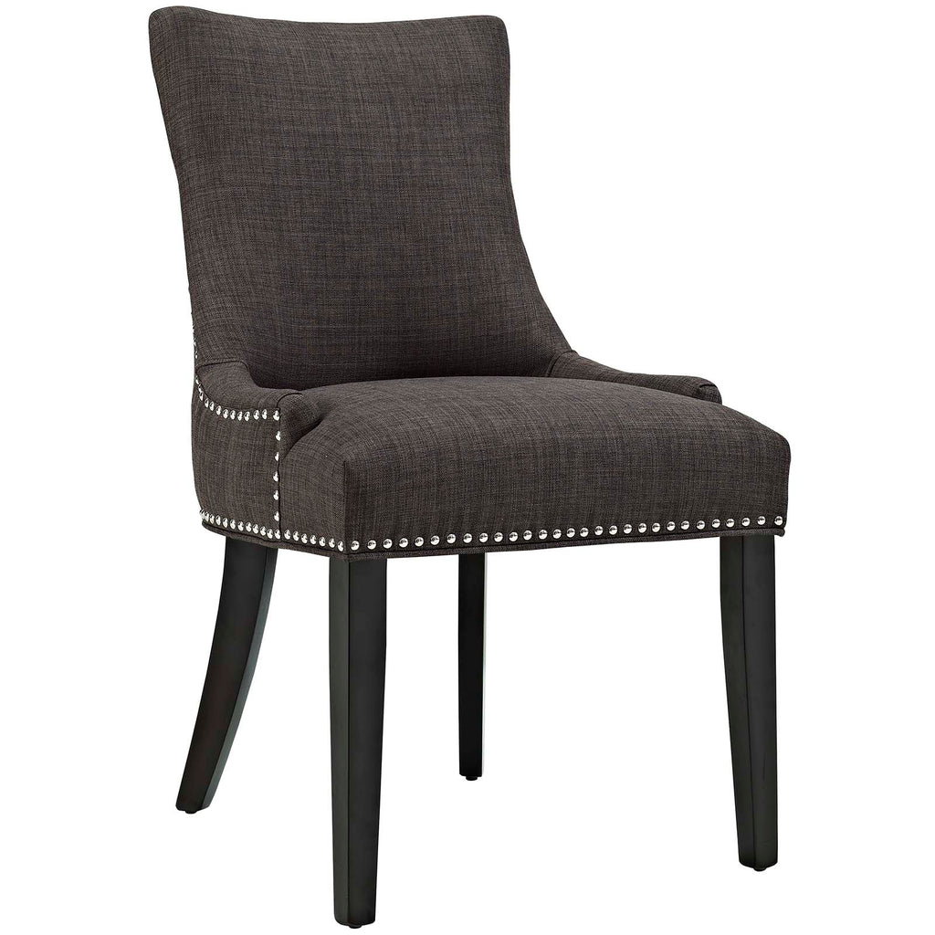 Marquis Fabric Dining Chair in Brown