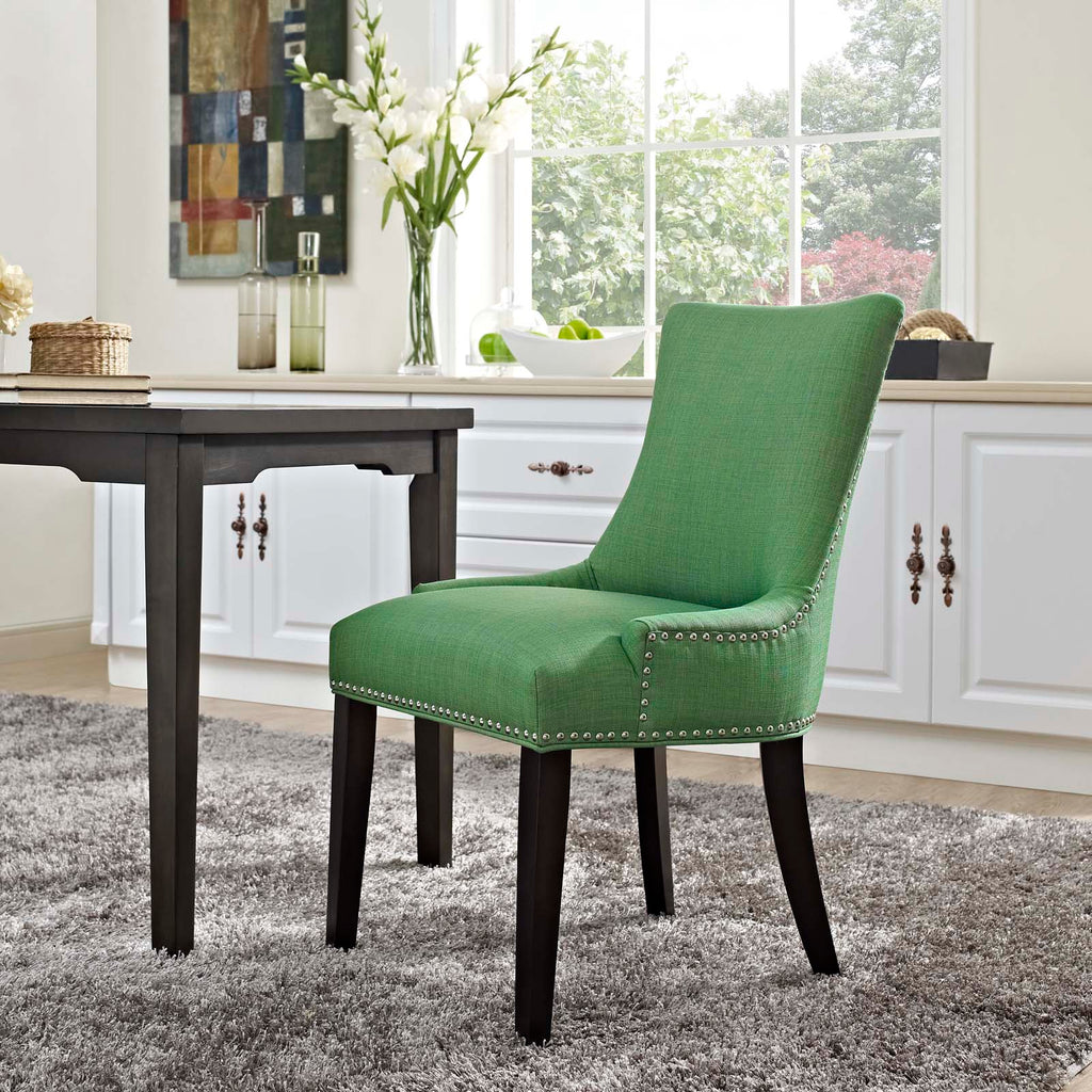 Marquis Fabric Dining Chair in Kelly Green