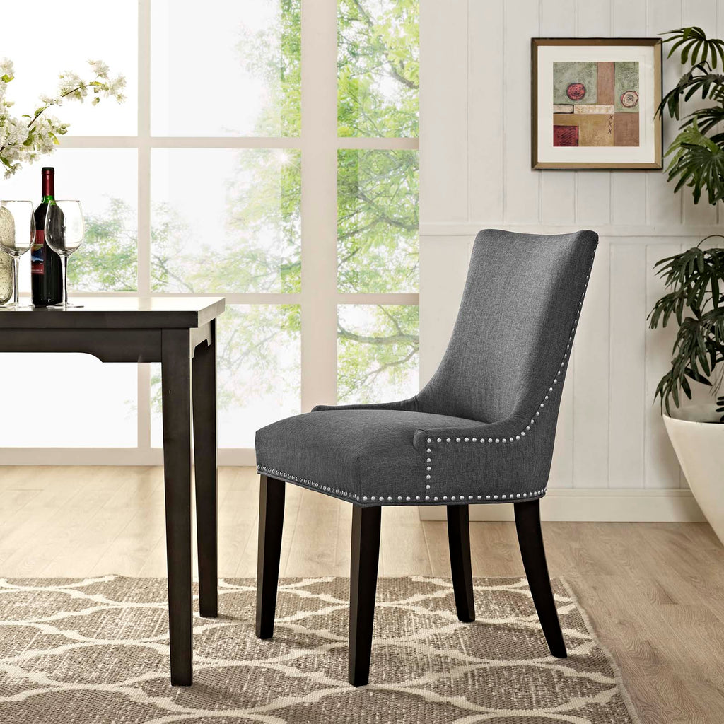 Marquis Fabric Dining Chair in Gray