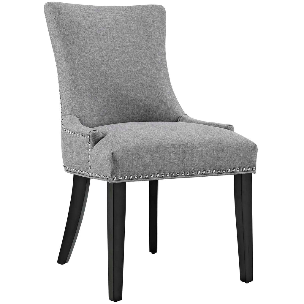 Marquis Fabric Dining Chair in Light Gray