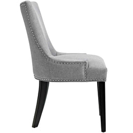 Marquis Fabric Dining Chair in Light Gray