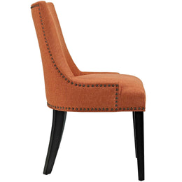 Marquis Fabric Dining Chair in Orange
