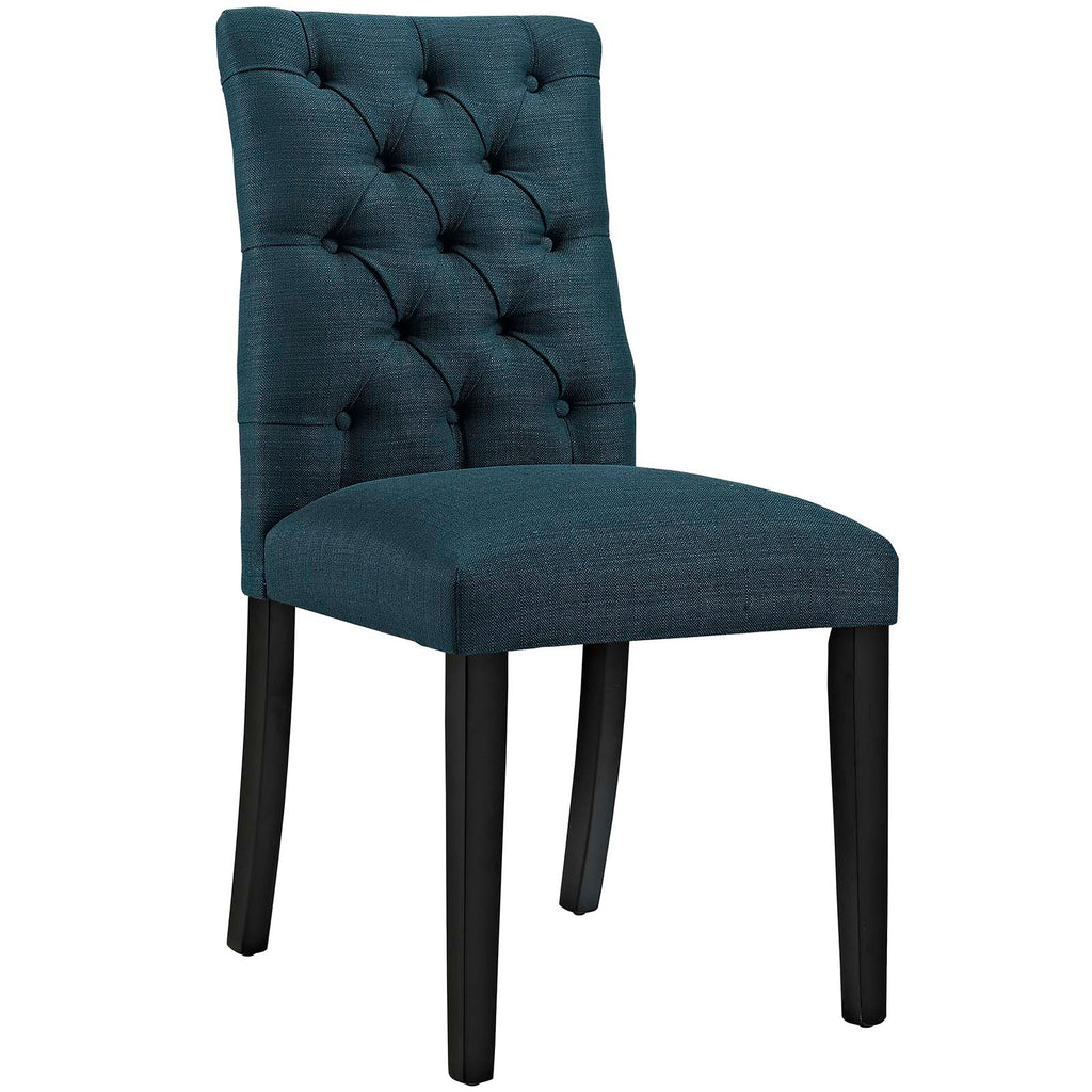 Duchess Fabric Dining Chair in Azure