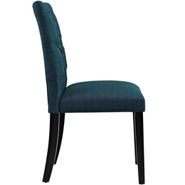 Duchess Fabric Dining Chair in Azure