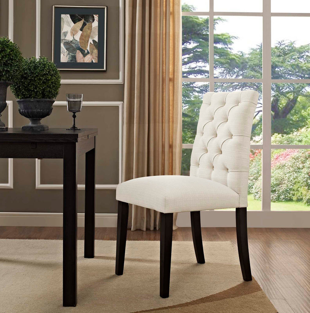 Duchess Fabric Dining Chair in Beige