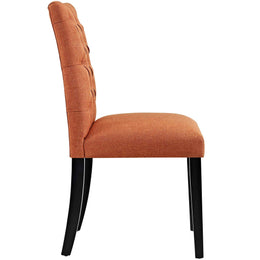 Duchess Fabric Dining Chair in Orange