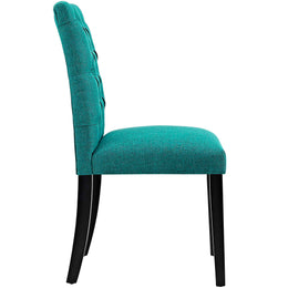 Duchess Fabric Dining Chair in Teal