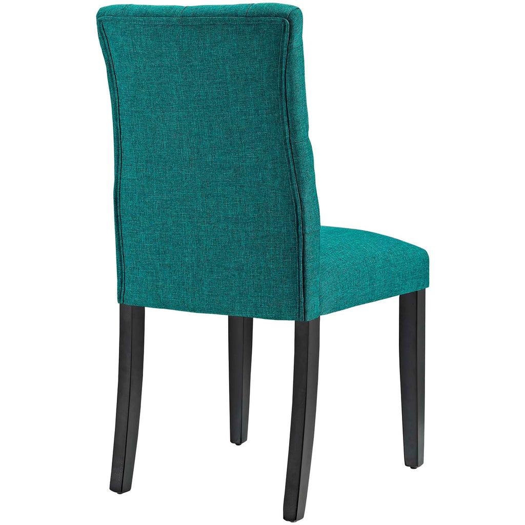 Duchess Fabric Dining Chair in Teal