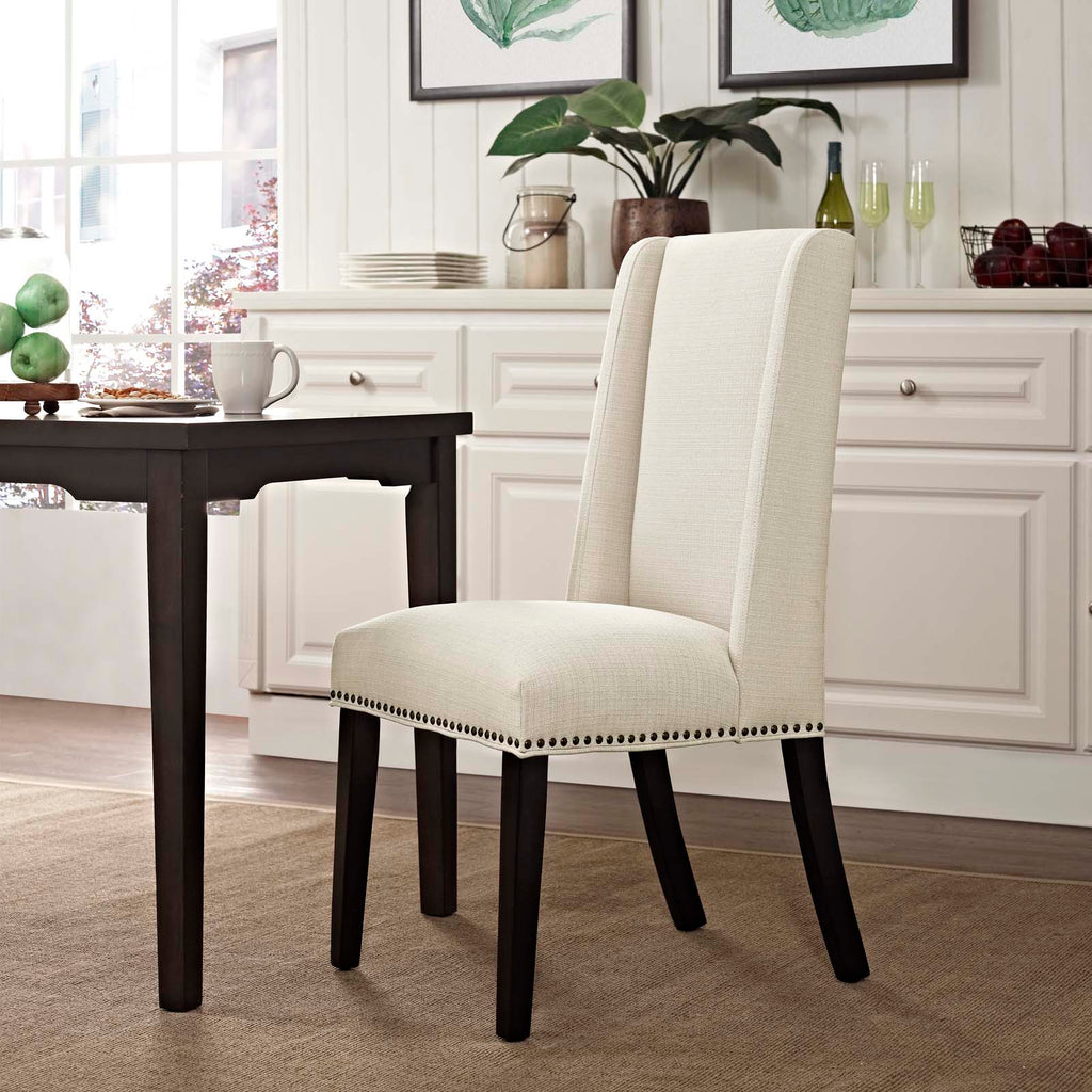 Baron Fabric Dining Chair in Beige