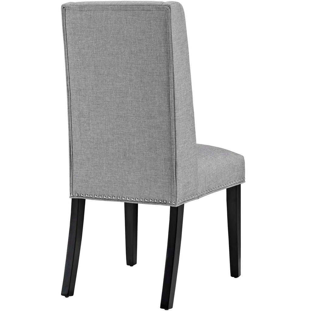 Baron Fabric Dining Chair in Light Gray