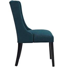 Baronet Fabric Dining Chair in Azure