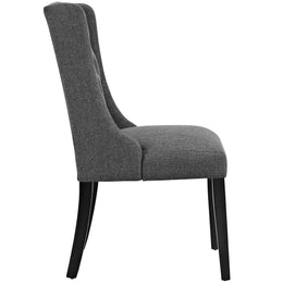 Baronet Fabric Dining Chair in Gray