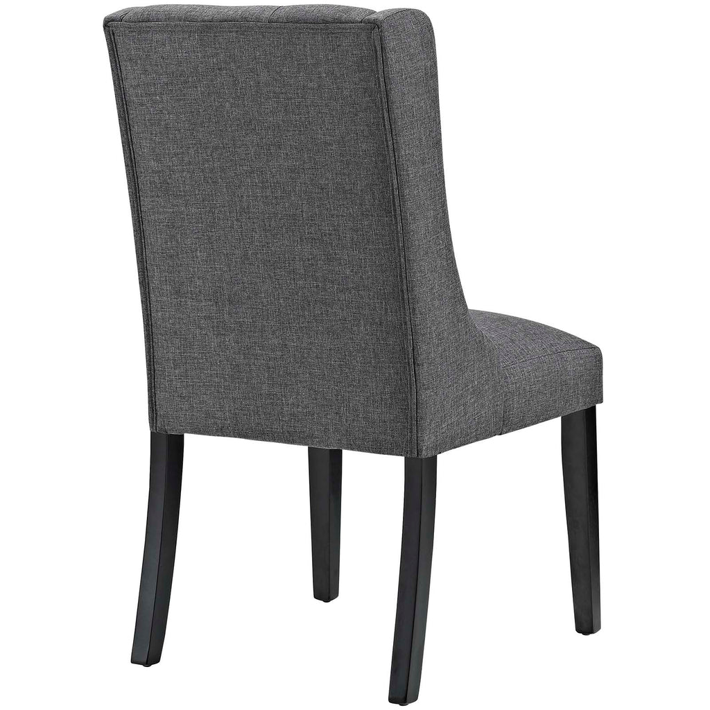 Baronet Fabric Dining Chair in Gray