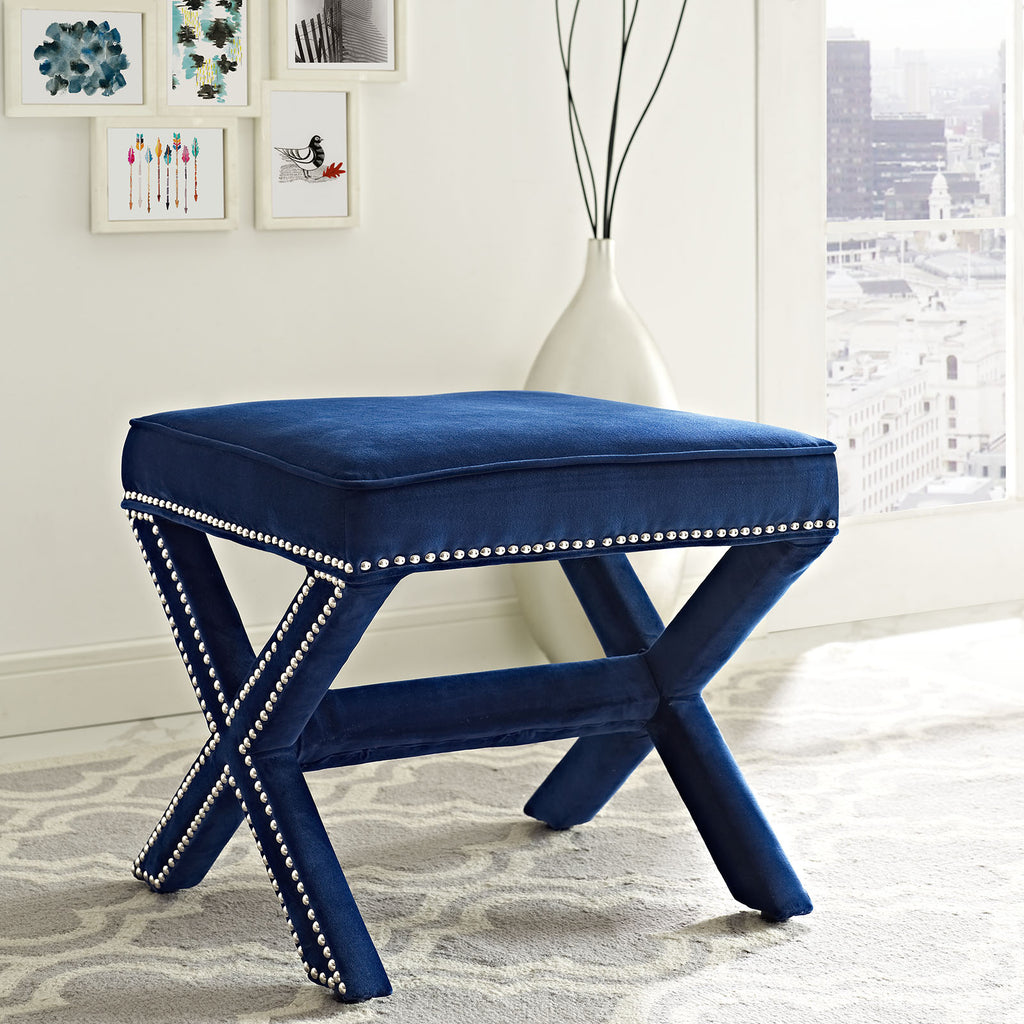 Rivet Bench in Navy