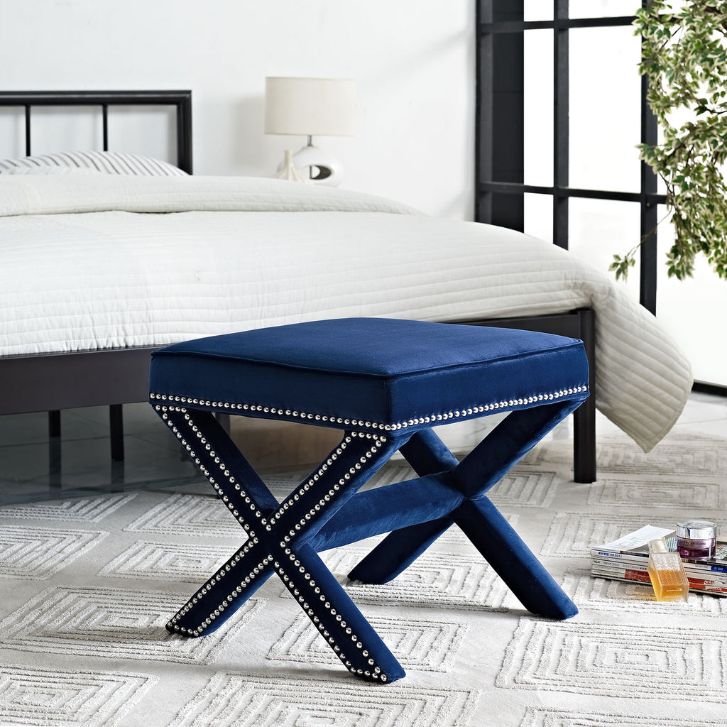 Rivet Bench in Navy