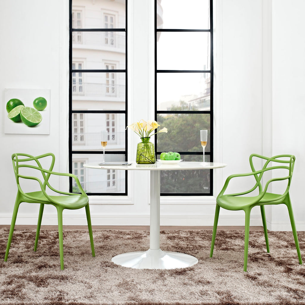 Entangled Dining Set Set of 2 in Green