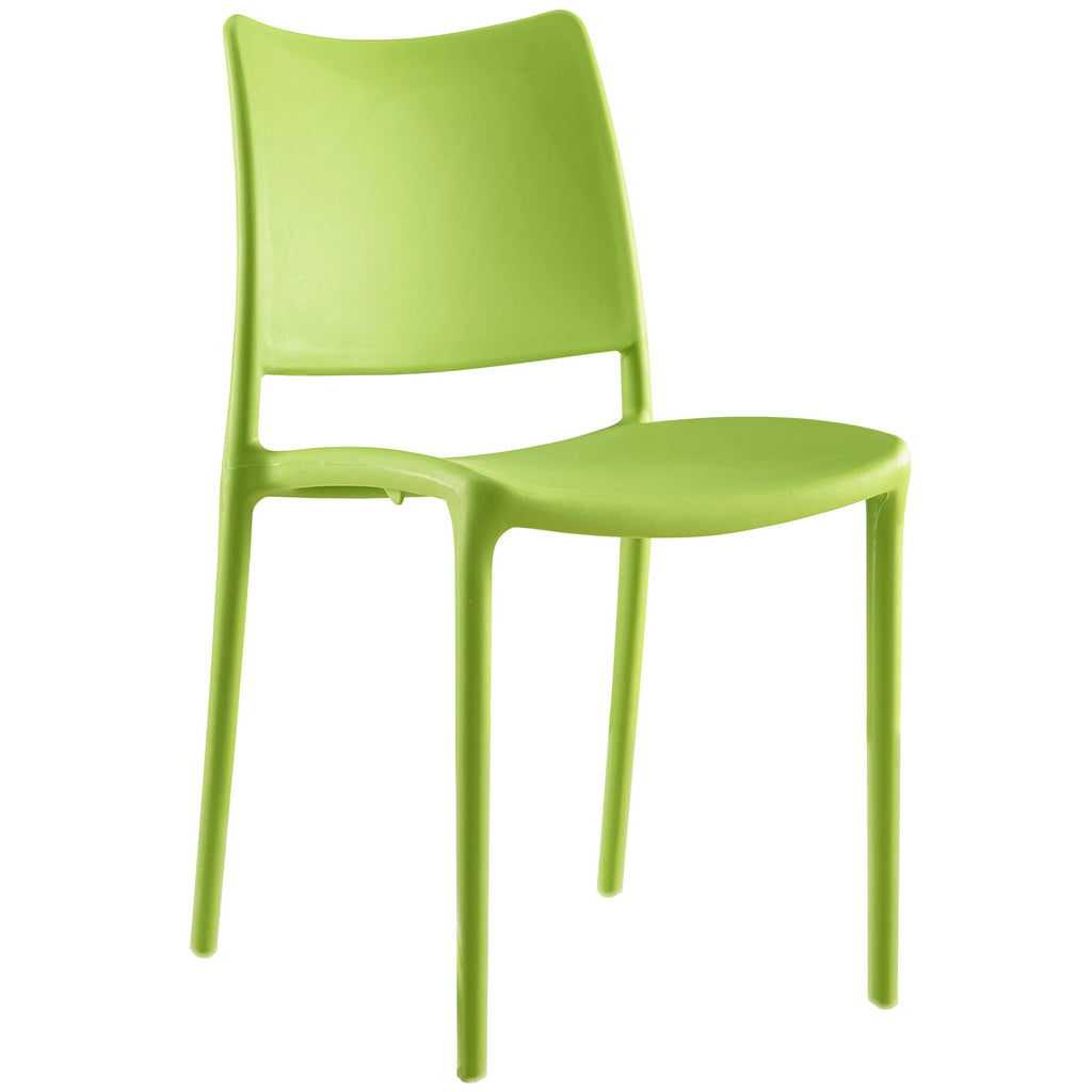 Hipster Dining Side Chair Set of 4 in Green