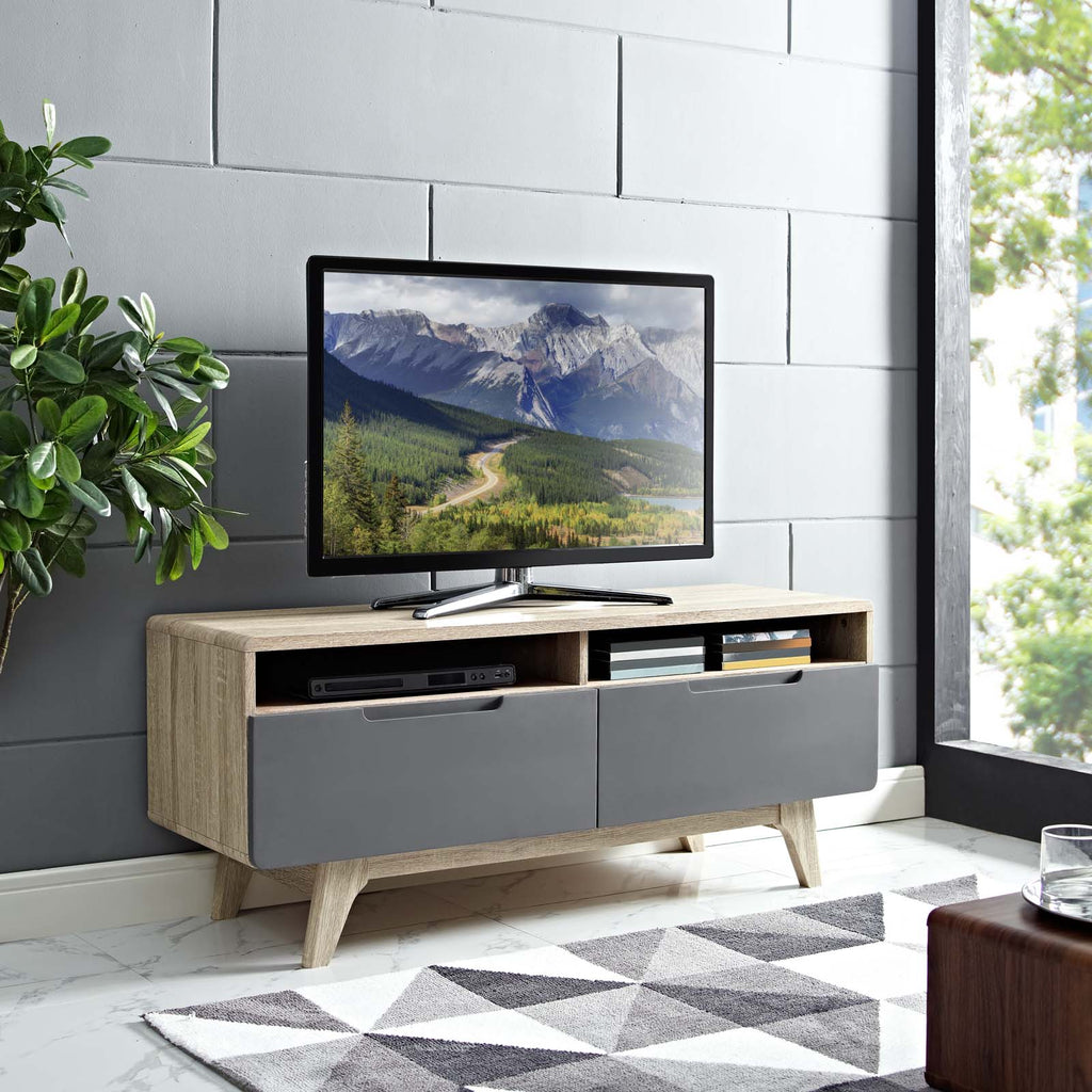 Origin 47" TV Stand in Natural Gray