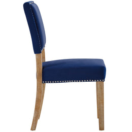 Oblige Wood Dining Chair in Navy