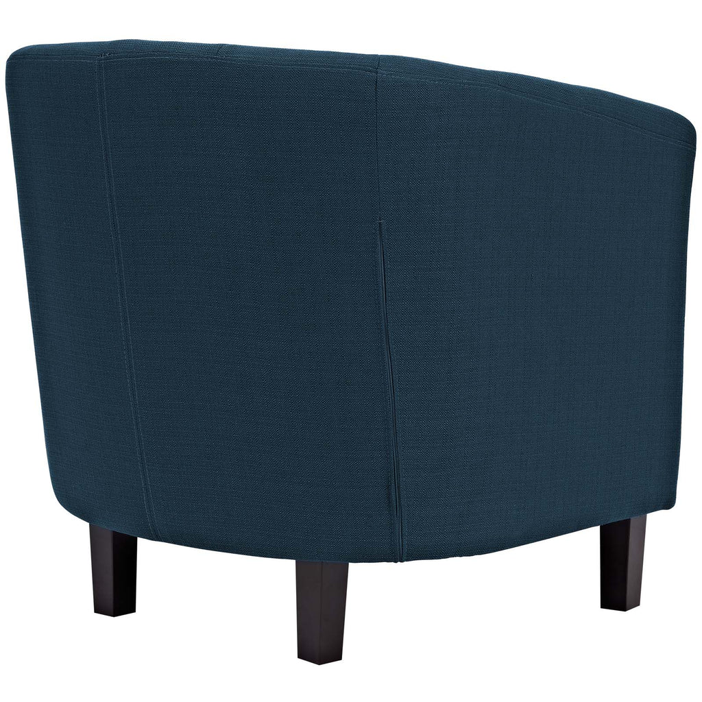 Prospect Upholstered Fabric Armchair in Azure