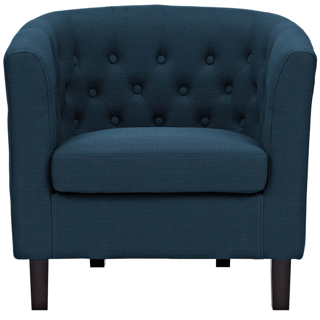 Prospect Upholstered Fabric Armchair in Azure