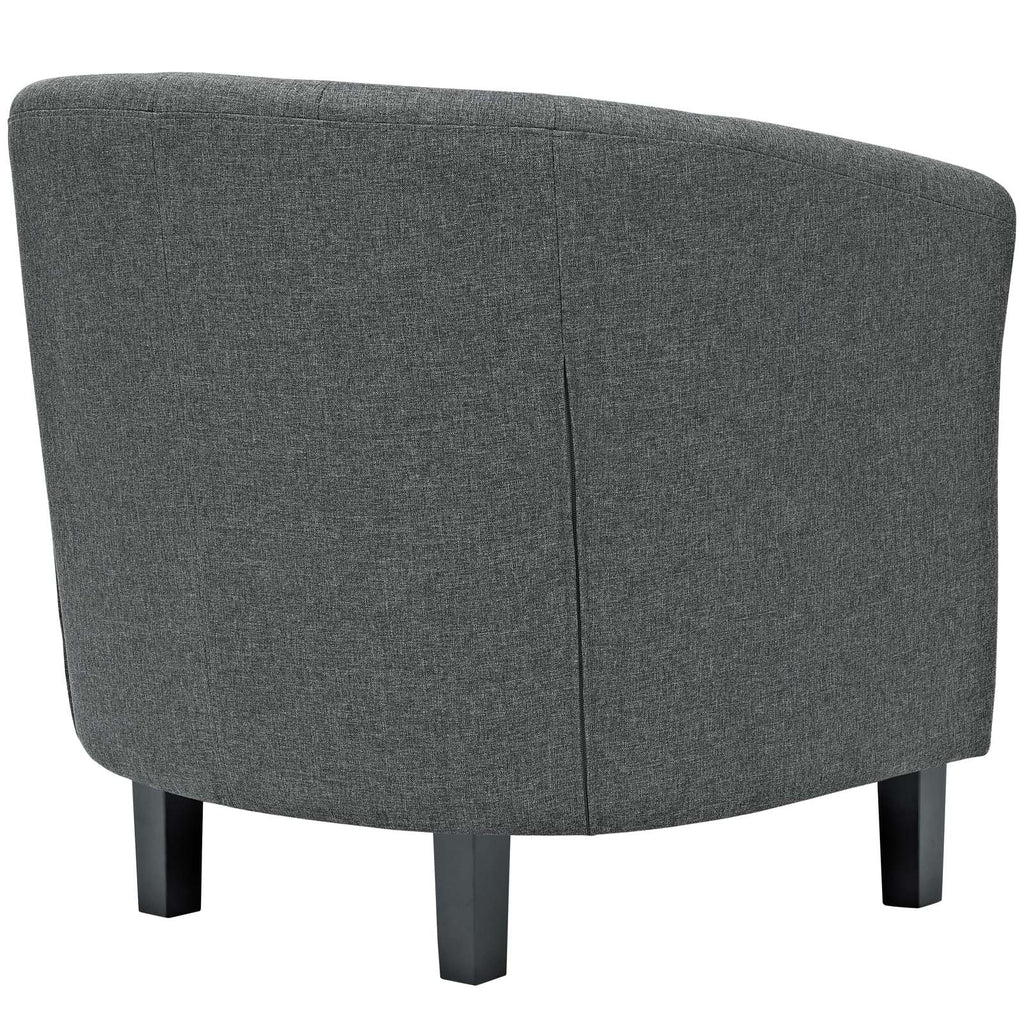 Prospect Upholstered Fabric Armchair in Gray