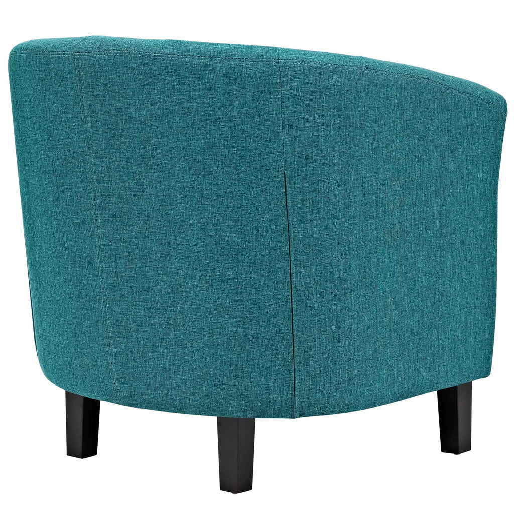 Prospect Upholstered Fabric Armchair in Teal