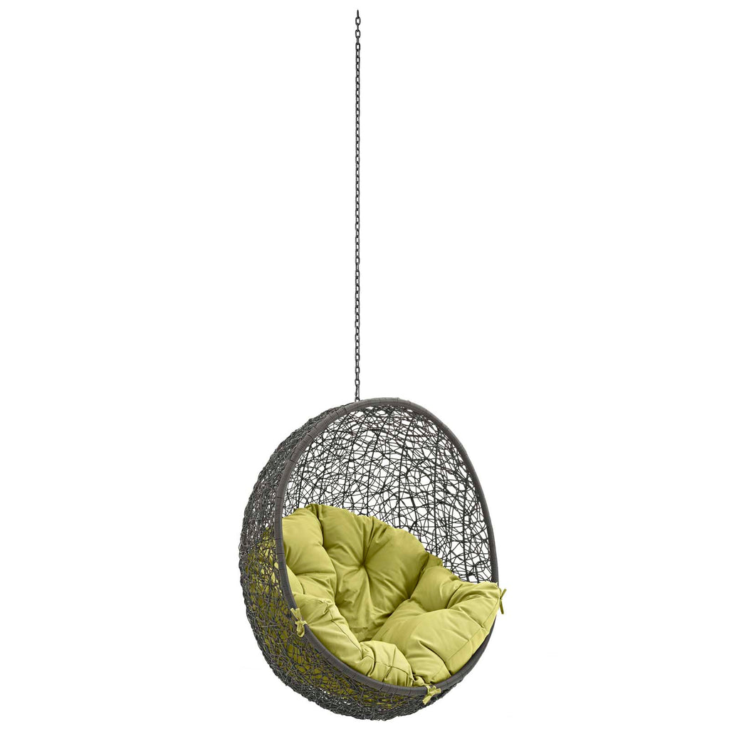 Hide Outdoor Patio Swing Chair Without Stand in Gray Peridot