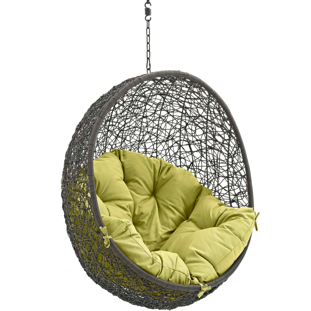 Hide Outdoor Patio Swing Chair Without Stand in Gray Peridot