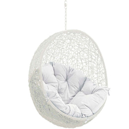 Hide Outdoor Patio Swing Chair Without Stand in White