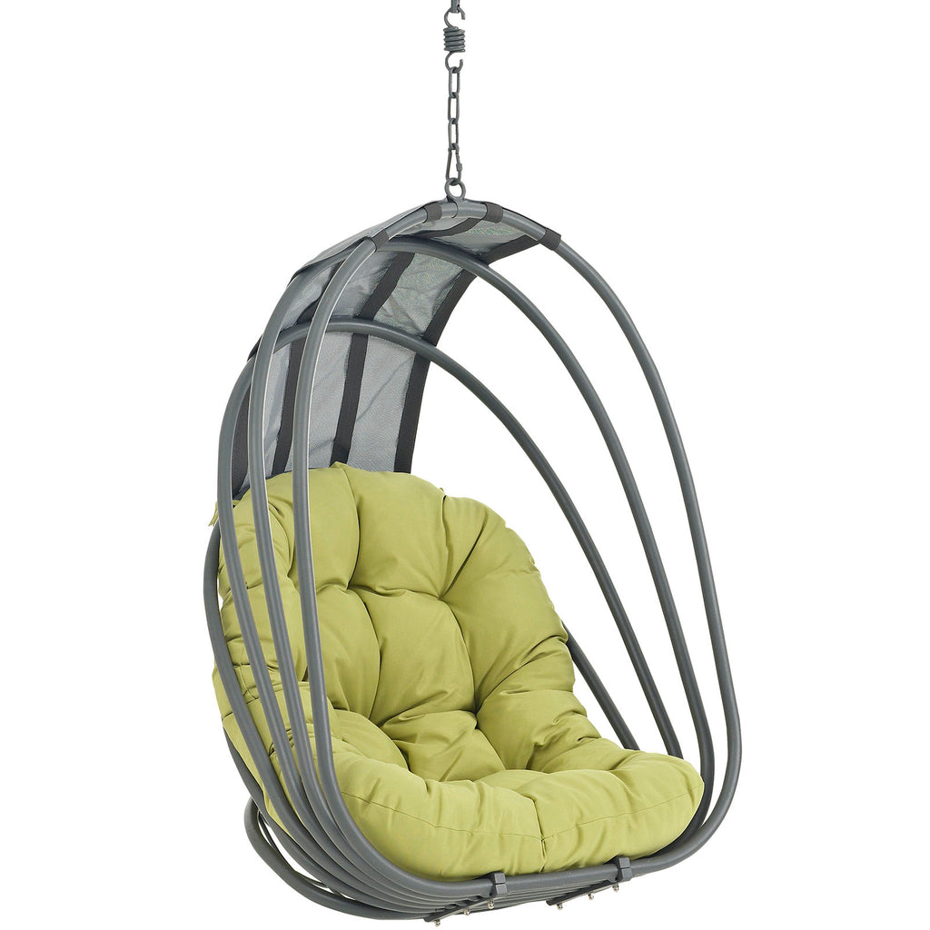 Whisk Outdoor Patio Swing Chair Without Stand in Peridot