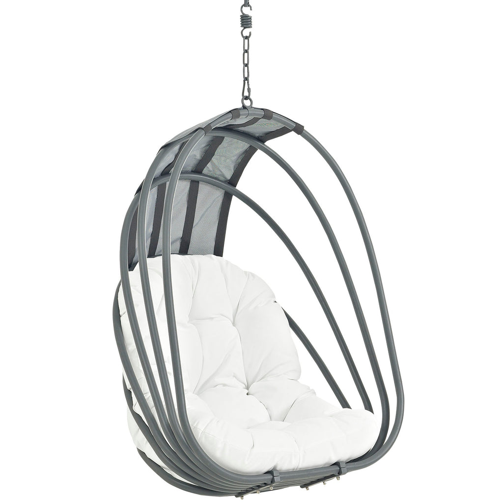 Whisk Outdoor Patio Swing Chair Without Stand in White