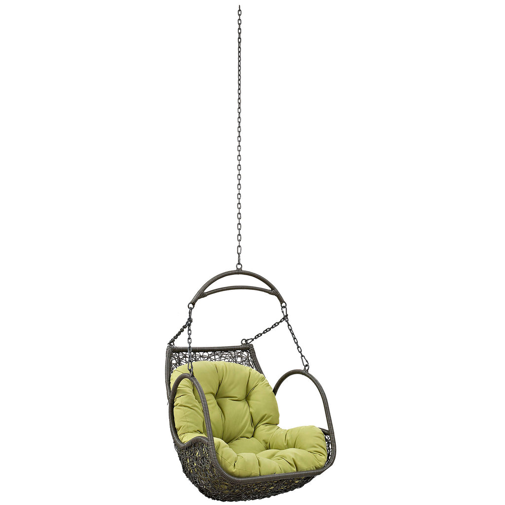 Arbor Outdoor Patio Swing Chair Without Stand in Peridot